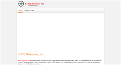 Desktop Screenshot of koreresource.com